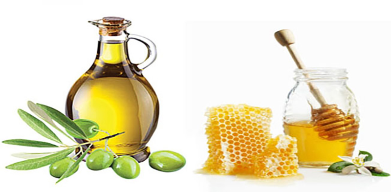 Mật ong và dầu oliu là sự kết hợp hoàn hảo cho tóc