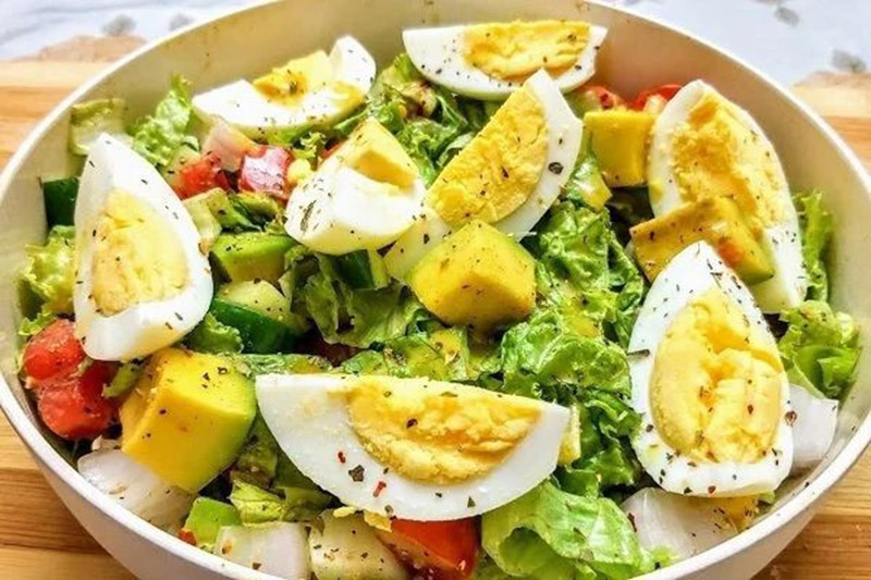 Salad trứng gà giảm cân đơn giản mà hiệu quả
