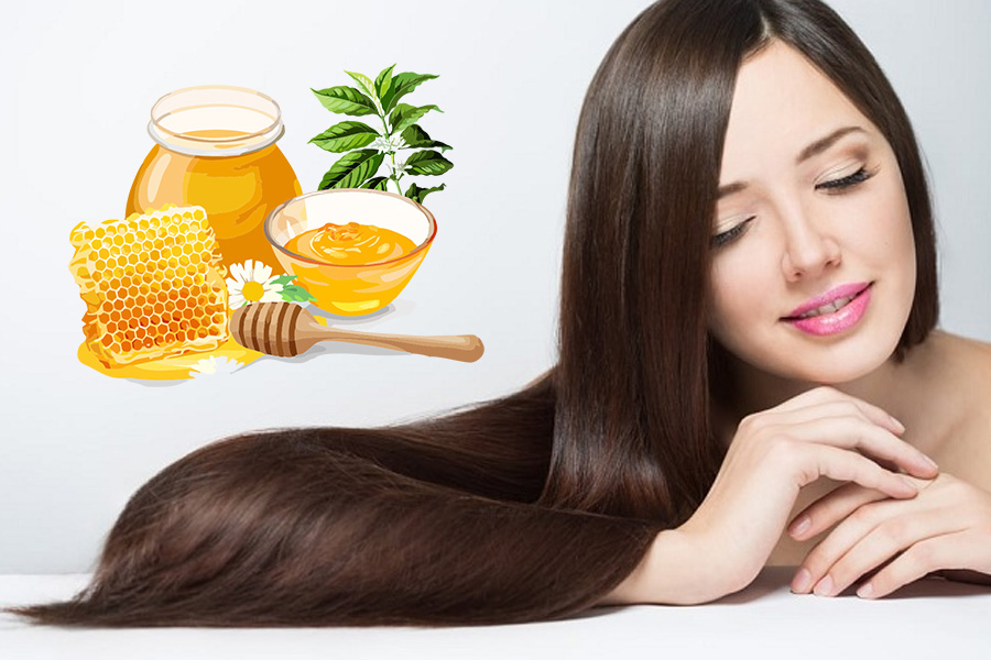 Sử dụng mật ong dưỡng tóc nhanh dài, óng ỏ