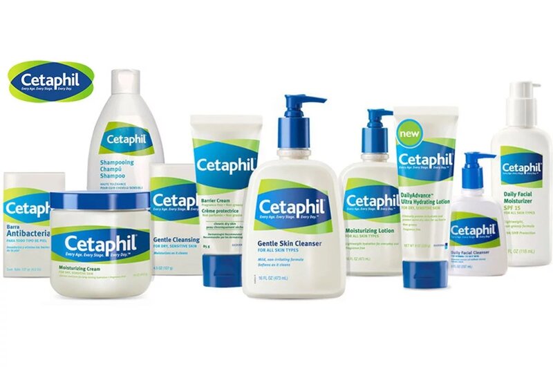 Bộ sản phẩm chăm sóc da của Cetaphil