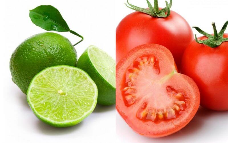 Cà chua và chanh có thể giúp trị nám hiệu quả