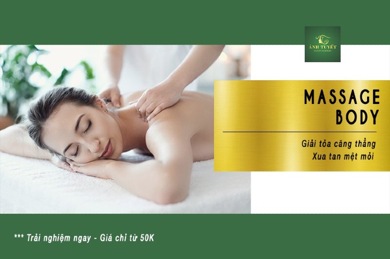 Massage làn da body và tắm trắng ann toàn tại Ánh Tuyết Spa Bình Phước