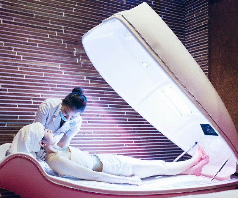 Kim Spa có nhiều phương pháp tắm trắng kết hợp massage tốt
