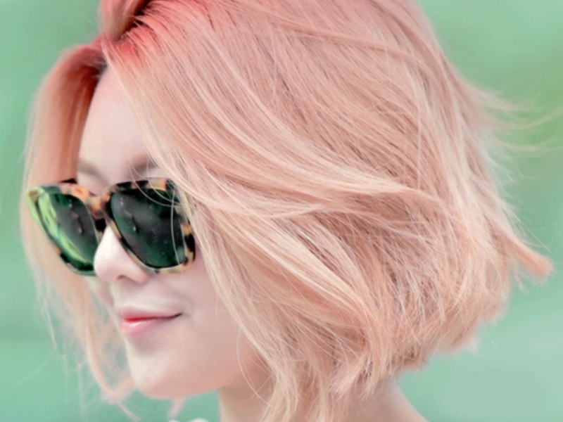Tóc ngắn nhuộm ombre hồng cực hút mắt của Soo Young (SNSD)