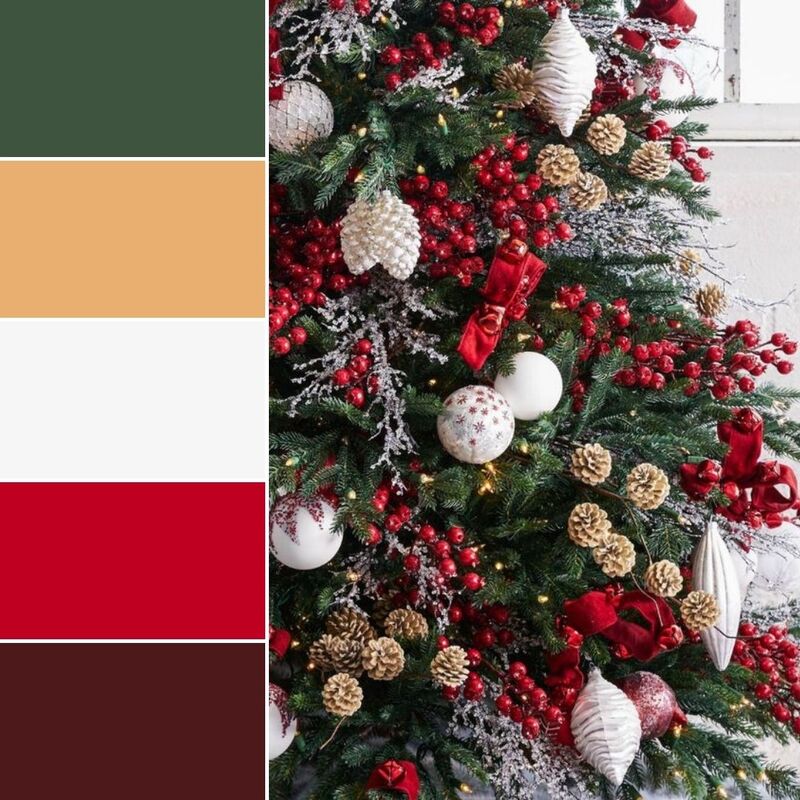 Có rất nhiều màu sắc phù hợp với không khí Giáng sinh